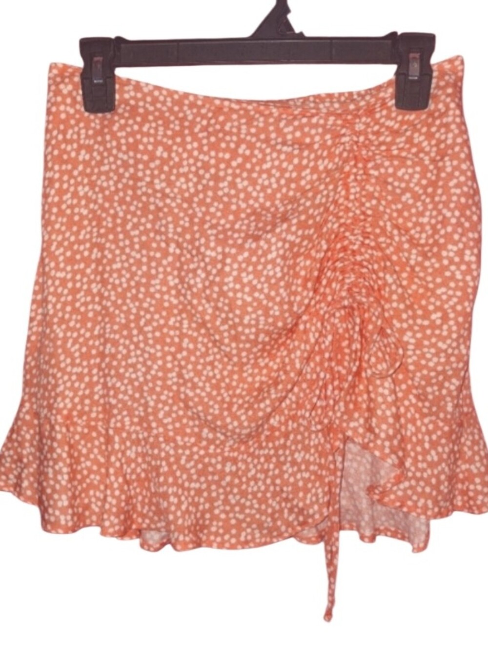 Urban Outfitters Romantics Coral Side Tie Mini Skirt Size Small